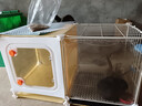 王多喵兔籠兔子專(zhuān)用籠子室內家用方便清糞帶廁所特大號特大號豚鼠荷蘭豬 中號【70*35*41】帶臥室區 曬單實(shí)拍圖