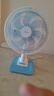 美的（Midea）臺式電風(fēng)扇七葉柔風(fēng)輕音臥室宿舍廣角遠(yuǎn)距交流定頻臺扇辦公室桌面節(jié)能省電搖頭小型電扇 FGAU40D 曬單實(shí)拍圖