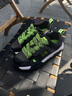 DCSHOES STAG+ OG 2025春季新款板鞋男款運(yùn)動(dòng)休閑鞋男士低幫鞋子 黑/綠 皮鞋碼 41 曬單實(shí)拍圖