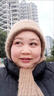 加絨女士冬季保暖松鼠絨風(fēng)雪帽新款連帽圍脖一體女士帽子通用帽 米色（加厚保暖） 新款加絨加厚編織圍巾 曬單實(shí)拍圖