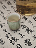 極素窯變陶瓷茶杯主人杯碧綠星空直筒杯家用品茗杯茶盞功夫茶具茶道杯 直筒杯【簡裝 40ml 曬單實拍圖
