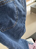 OLDER SEA九分直筒牛仔褲女秋季2025新款百搭高腰顯瘦小個(gè)子法棍煙管褲子女 懷舊藍 32 建議134-145斤 曬單實(shí)拍圖