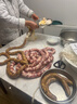 颯望德國灌腸器家用全自動灌腸機灌香腸臘腸電動裝工具腸衣香腸機手動  輕奢藍(lán) 全自動灌腸器【送四根灌腸管+搗肉棒】食品 曬單實拍圖