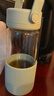北鼎（Buydeem）茶水分離玻璃水杯高顏值車(chē)載便攜隨手杯辦公室泡茶杯淺衫綠470ml 曬單實(shí)拍圖