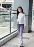 moonkids女童速干長(zhǎng)袖T恤2025秋季新款兒童防曬運(yùn)動(dòng)上衣半拉鏈訓(xùn)練打底衫 19579白色運(yùn)動(dòng)衣 120 cm 曬單實(shí)拍圖