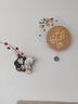 PHTY電視背景墻掛件高級感中古風(fēng)掛畫入門玄關(guān)裝飾畫入戶門正對畫客廳 平安喜樂[帶搖擺亞克力款+仿真 [37*37cm+25*19cm]UV精雕藝術(shù)不發(fā) 曬單實拍圖