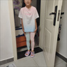 真維斯女童褲子夏季新款兒童秋季鯊魚(yú)褲運(yùn)動(dòng)褲女孩修身扎染瑜伽速干褲 【吸濕速干瞬間涼感】炫彩藍(lán) 140 曬單實(shí)拍圖