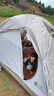 牧高笛（MOBIGARDEN）冷山帳篷 戶(hù)外徒步露營(yíng)防風(fēng)防雨大空間雙層三季鋁桿帳篷 【經(jīng)典版】四人-晨霧白A 曬單實(shí)拍圖