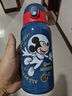 迪士尼（Disney）兒童保溫杯吸管直飲杯316不銹鋼大容量帶杯套雙蓋兩用650米奇老鼠 曬單實拍圖