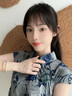 七彩雲(yún)南翡翠A貨陽綠戒指S925銀鑲活圈口女款送女友送媽媽生日節(jié)日禮物 翡翠戒指 曬單實拍圖