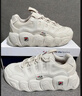 FILA 斐樂(lè )男鞋運動(dòng)鞋面包可頌鞋復古時(shí)尚老爹鞋舒適輕便休閑鞋 燕麥色-OM 43 曬單實(shí)拍圖