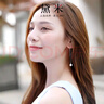黛米 簡(jiǎn)傲 白色正圓淡水珍珠耳環(huán)耳墜長(zhǎng)耳線925銀耳釘送女友禮物 6-7mm 曬單實(shí)拍圖