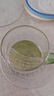 高端男士泡茶杯高硼硅綠茶杯月牙杯過濾茶杯家用耐熱 月牙杯330ml【湖綠色+透明色】 曬單實拍圖