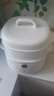 九陽(yáng)（Joyoung）電燉盅 電燉鍋 隔水燉煮 家用煮粥煲湯鍋燕窩燉盅4.5L白瓷內膽燉湯鍋上蒸下燉DG25G-GD188 曬單實(shí)拍圖