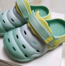 babycare寶寶拖鞋夏季洞洞鞋防滑家居室內(nèi)兒童涼拖鞋 清葉梨 150mm 曬單實拍圖