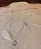 浪莎（langsha）冰絲床上四件套夏季夏涼被可水洗夏被空調(diào)被夏季床單夏天雙人被子 蝴蝶結(jié)-奶白粉【絲滑裸睡】 2.0m 床單款 四件套-夏被+床單+枕套2 曬單實拍圖