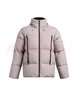 安德瑪（UNDERARMOUR）UA Limitless熱冬系列男子運動休閑短款保暖羽絨服1384641 脂鯉灰015 M 曬單實拍圖