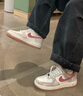 耐克NIKE板鞋男空軍一號(hào) AIR FORCE 1運(yùn)動(dòng)鞋HF2898-100白橙41 曬單實(shí)拍圖