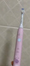 飛利浦（PHILIPS）兒童電動牙刷 送男孩女孩生日禮物 適用4-6-12歲 聲波震動 2種模式 自帶2支刷頭粉HX2432/02 曬單實拍圖