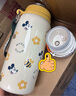 迪士尼（Disney）兒童保溫杯316不銹鋼吸管直飲水杯幼兒園小學生雙飲水壺綠米奇 曬單實拍圖