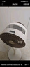創(chuàng)維【全屋驅蚊】空氣循環(huán)扇家用電風扇落地扇2025新款大風量語音遙控輕音節(jié)能臥室小風扇Q522 白咖色 曬單實拍圖