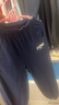 李寧（LI-NING）童裝兒童運動褲子男女小大童輕薄柔軟束腳寬松衛(wèi)褲140YKLV247-3 曬單實拍圖