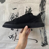 奧康（Aokang）男鞋夏季透氣板鞋男2025新款真皮休閑皮鞋男士低幫平底黑色休閑鞋 黑色加絨款【運(yùn)動鞋碼】 41 曬單實(shí)拍圖