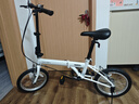 大行（DAHON）折疊自行車16英寸YUKI超輕迷你便攜男女式通勤單車KT610 白色  曬單實(shí)拍圖