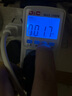 上德電量計量插座功率用電量檢測電力監測儀出租房空調電費電表計度器 10A（適用冰箱洗衣機等）帶背光 曬單實(shí)拍圖