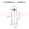 樂扣樂扣（LOCK&LOCK）涼水壺耐熱玻璃水壺泡茶檸檬水果水杯子家用大容量玻璃茶水杯1.6L 曬單實拍圖