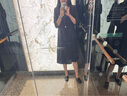 簡蜓小西裝外套女春夏新款氣質(zhì)修身高級(jí)感職業(yè)西服連衣裙套裝氣質(zhì)正裝 黑色兩件套（西裝+裙子）配胸針 5XL 曬單實(shí)拍圖