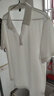 恒源祥品牌高檔夏季100%桑蠶絲短袖t恤男士真絲大碼真絲青中年polo·衫 白色【只剩下09件】 M 170/88A建議115-135斤 曬單實(shí)拍圖