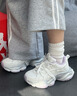 KAPPA卡帕女鞋厚底板鞋女2025夏季新款休閑鞋薄款小白鞋透氣百搭鞋子女 經(jīng)典白 36 曬單實拍圖
