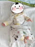貝肽斯嬰兒衣服春秋紗布新生兒四季和尚服嬰兒連體衣爬服精選 小柑橘-蝴蝶衣 59cm 曬單實(shí)拍圖