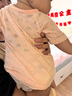 宜爽兒兒童短袖夏季薄款上衣男童女寶寶半袖開(kāi)衫嬰兒衣服 粉色80 曬單實(shí)拍圖