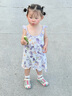 俞兆林（YUZHAOLIN）女童連衣裙夏季兒童吊帶純棉裙子女孩衣服 爛漫海底 曬單實(shí)拍圖