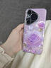 恬淡居適用OPPOReno9手機殼金邊玫瑰感小眾pro輕奢電鍍玻璃全包防摔保護套氣質(zhì)時(shí)尚新款女士 電鍍銀M-納福B01 RENO9 曬單實(shí)拍圖