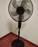格力（GREE）電風(fēng)扇家用大風(fēng)量落地扇立式節(jié)能電扇客廳臥室宿舍搖頭定時(shí)空氣循環(huán)風(fēng)扇臺(tái)地兩用排氣扇空調(diào)伴侶 【黑色】16吋大扇葉大風(fēng)量經(jīng)典款 4012-WG 曬單實(shí)拍圖