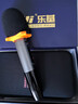 LEJI樂(lè)基 MU208Pro投影電視K歌無(wú)線(xiàn)麥克風(fēng)家用適用馬歇爾哈曼卡頓話(huà)筒 208pro+鋁合金版灰色一對(duì) 曬單實(shí)拍圖