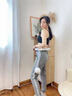 信能呼啦圈產(chǎn)后女不傷腰瘦肚子收腹減肥專用智能瘦腰神器健身束腰燃脂 布魯藍(lán)-90斤【產(chǎn)后修復(fù)專用】 曬單實(shí)拍圖