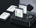 綠巨能（llano）適用索尼zv1相機NP-BX1電池充電器RX100/HX50/WX350/RX1R/M7微單相機雙充帶LED顯示屏充電器 曬單實拍圖