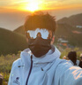 駱駝（CAMEL）行俠硬殼單層沖鋒衣戶外登山服防風(fēng)防水防污時(shí)尚休閑風(fēng)衣外套 A34BA6B001，遠(yuǎn)山藍(lán)，男女同款 XL 曬單實(shí)拍圖