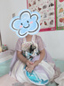 安妮優(yōu)兒漢服女童夏款古裝連衣裙2025新款夏季小女孩兒童公主裙子 紫色120 曬單實(shí)拍圖