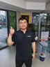萬嘉宜萊（WAN JIA YI LAI）夏季工作服t恤定制印logo冰絲翻領(lǐng)polo衫工裝企業(yè)員工短袖工衣 香芋紫 XL 曬單實拍圖