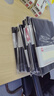 得力（deli）25K80張商務經典皮面本辦公用品 會議記事本日記本筆記本子文具黑7901 曬單實拍圖