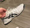 亞瑟士（ASICS）天朗足球亞瑟士CALCETTO 2E寬腳TF人草袋鼠皮小C3足球鞋1113A048 白黑#1113A048-101 鞋楦2E 42.5 (270mm) 曬單實(shí)拍圖