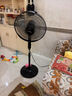 格力（GREE）電風(fēng)扇家用大風(fēng)量落地扇立式節(jié)能電扇客廳臥室宿舍搖頭定時(shí)空氣循環(huán)風(fēng)扇臺(tái)地兩用排氣扇空調(diào)伴侶 【黑色】16吋大扇葉大風(fēng)量經(jīng)典款 4012-WG 曬單實(shí)拍圖