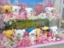 凱蒂貓HelloKitty手辦擺件kt貓線條小狗盲盒可愛送閨蜜女朋友女孩兒七夕情人節(jié)禮物 線條小狗櫻花系列6款【含展示盒+背景+花+禮袋】 曬單實(shí)拍圖