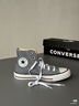 匡威（Converse）官方 All Star男女高幫帆布鞋銀霜灰灰色A02786C A02786C 37.5 曬單實(shí)拍圖