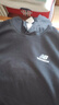 NEW BALANCE NB 男女款黑色舒適寬松刺繡Logo針織長(zhǎng)袖連帽衛(wèi)衣奧萊特價(jià)清倉(cāng) UT21500-BK L U2 身高175cm 曬單實(shí)拍圖